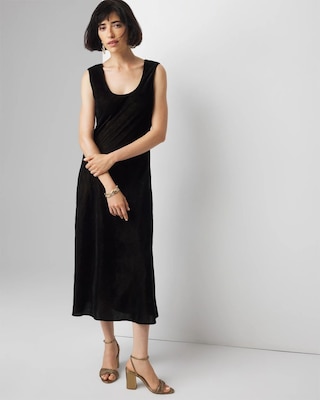 Velvet Slip Dress
