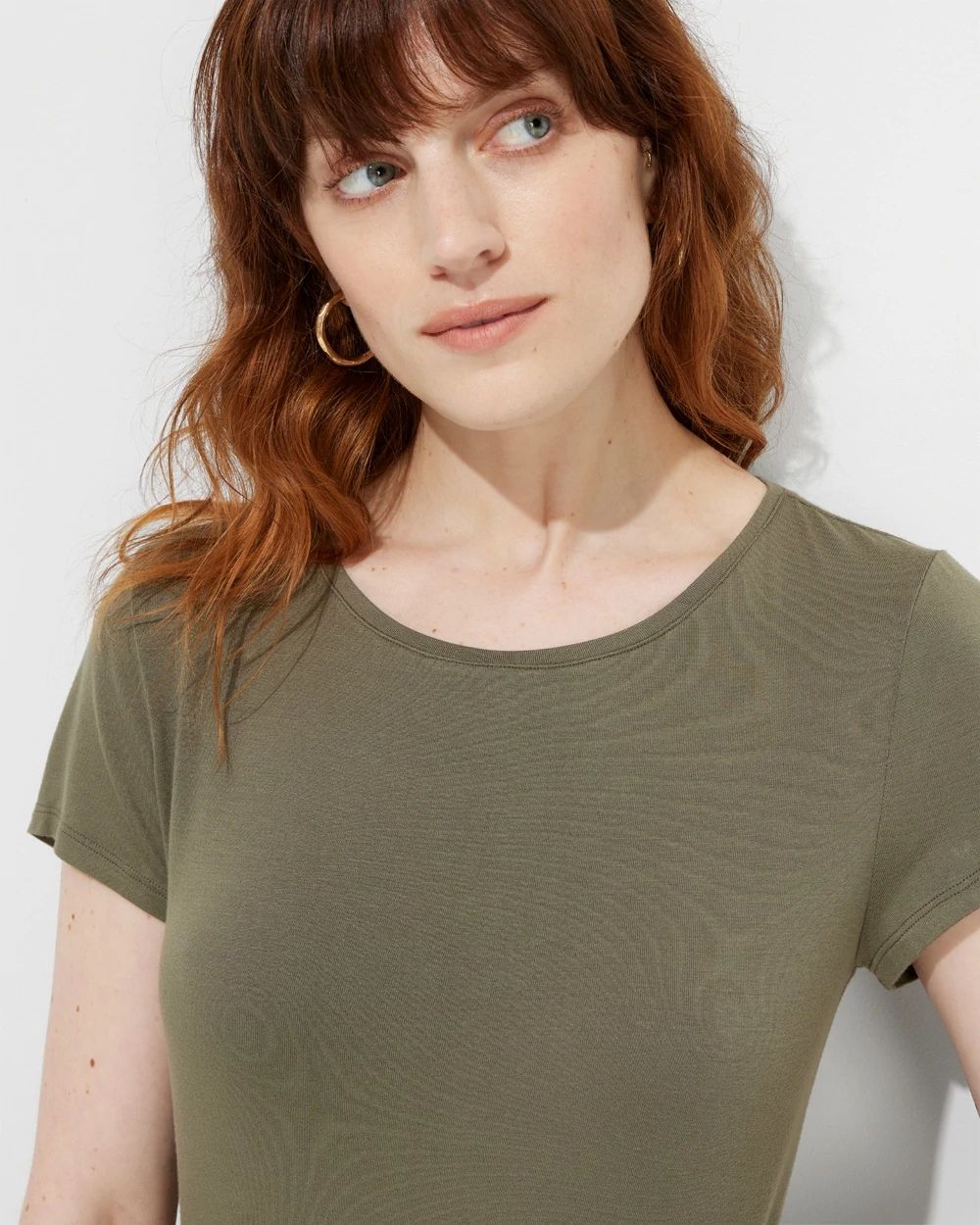 Outlet WHBM Crew-Neck Foundation Tee