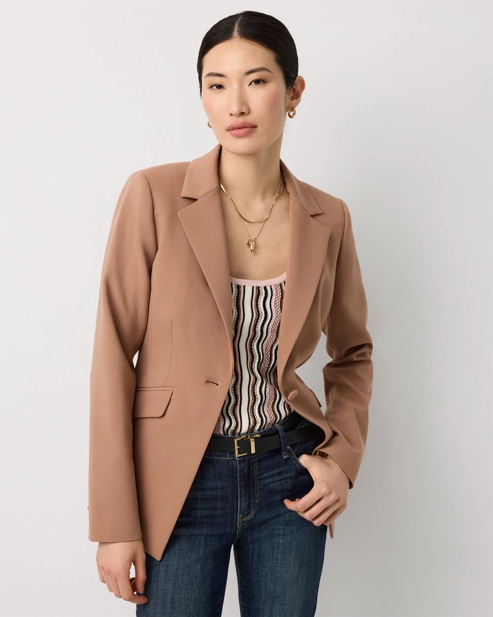 Petite WHBM® One-Button Blazer