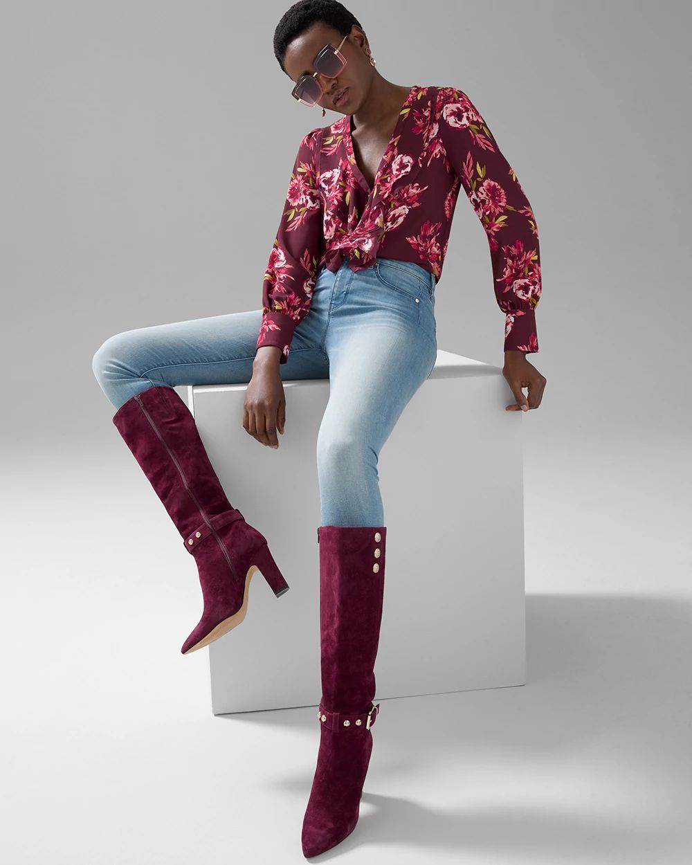 High-Rise Jeanie Denim Legging