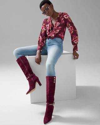 High-Rise Jeanie Denim Legging