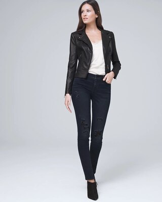 Coated Moto Jacket
