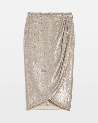 Sequin Wrap Skirt click to view larger image.
