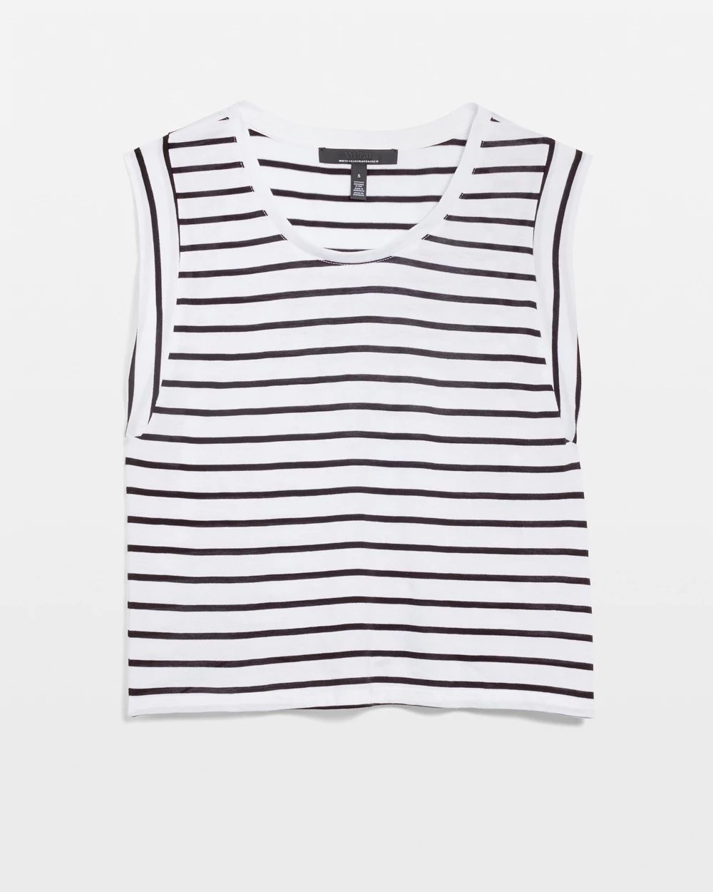 High-Rise Scoop Neck Tee