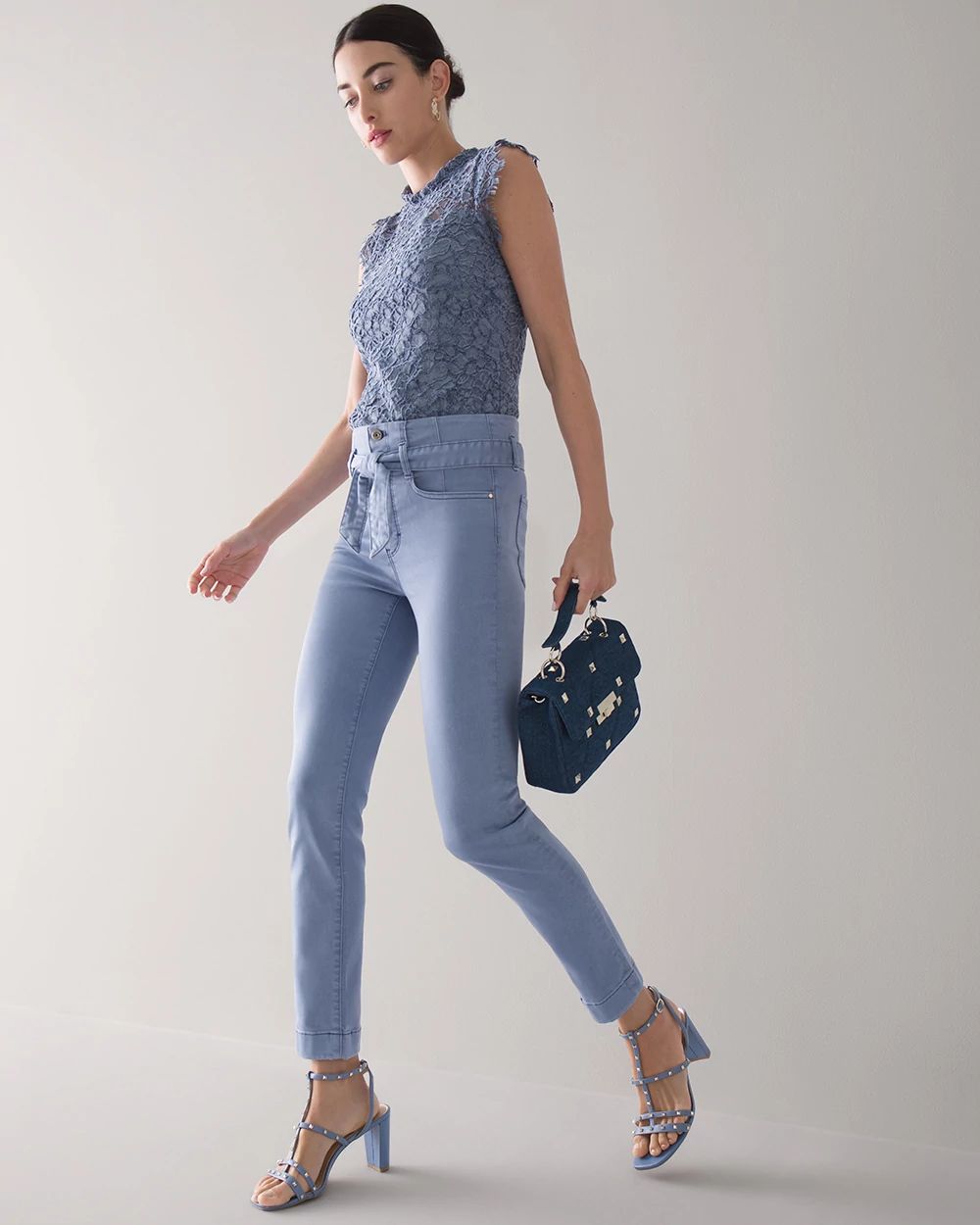 White house black market slim crop jeans outlet
