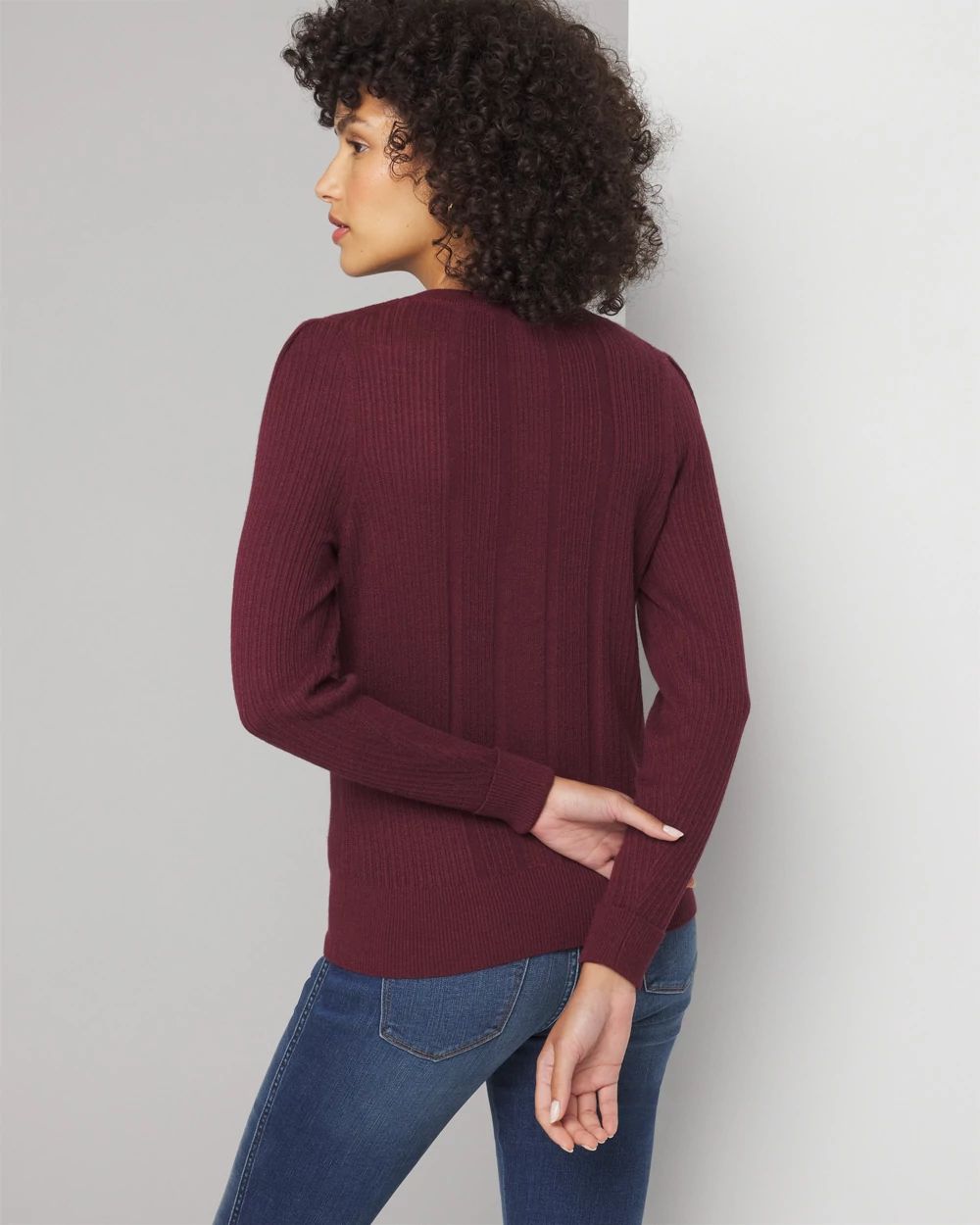 Cashmere Blend Crewneck Sweater