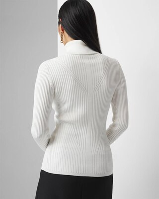 Ribbed Turtleneck Sweater click to view larger image.