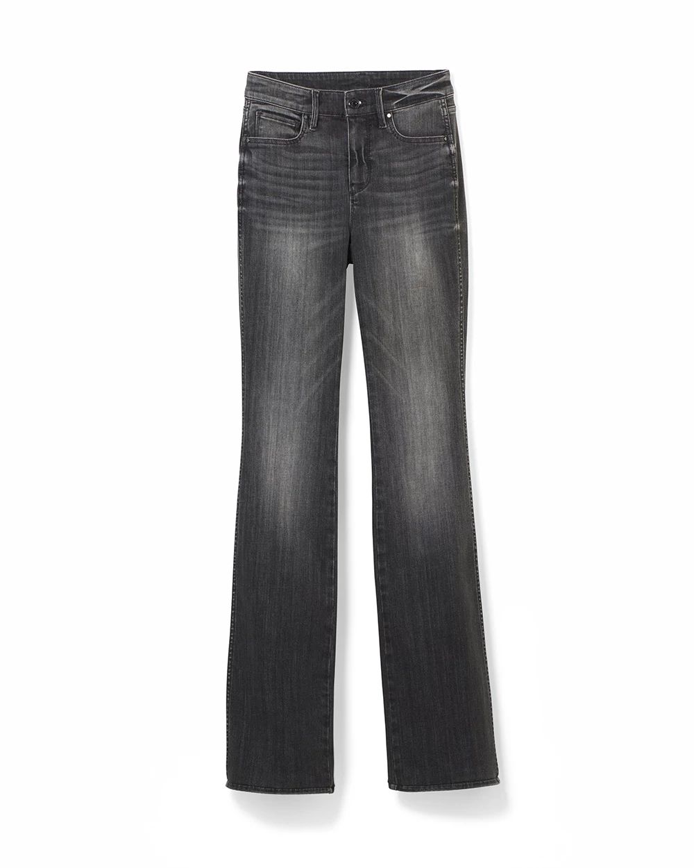 Curvy-Fit High-Rise Skinny Flare Jeans