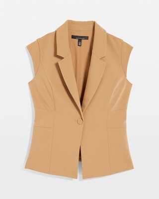 Luxe Stretch Single-Button Vest click to view larger image.