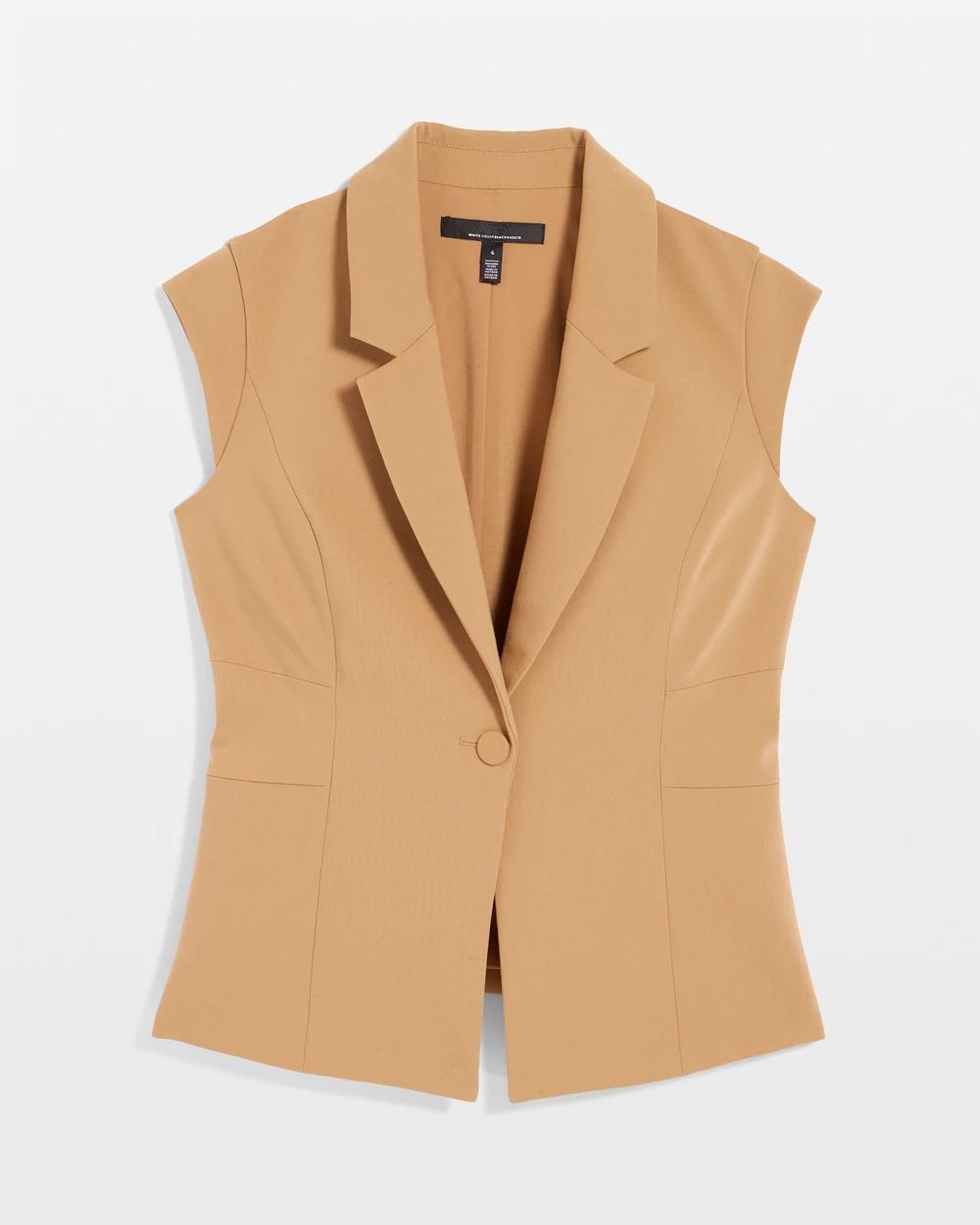 Luxe Stretch Single-Button Vest click to view larger image.