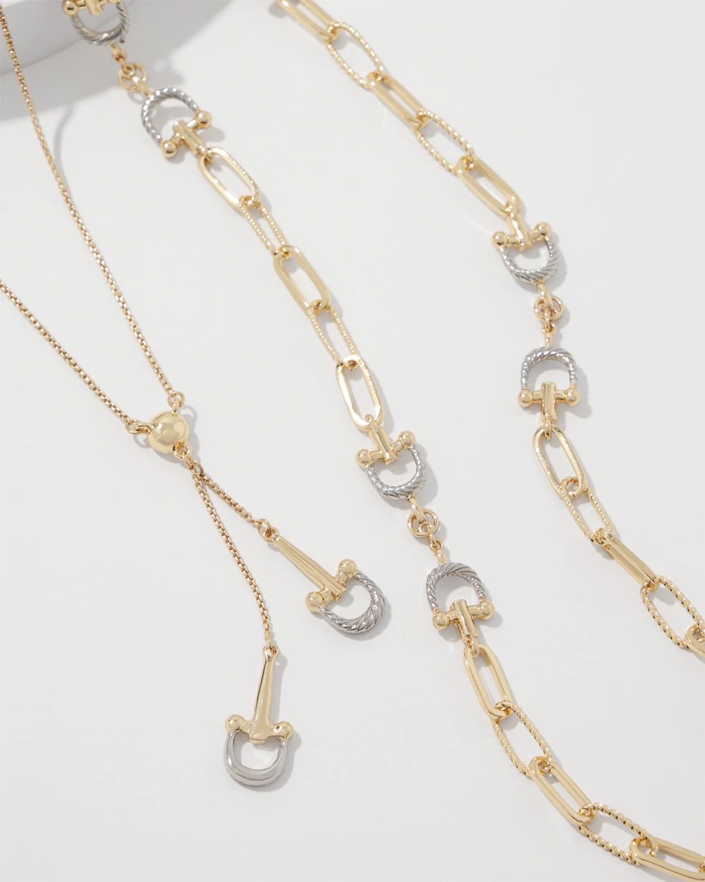 Horsebit Convertible Necklace