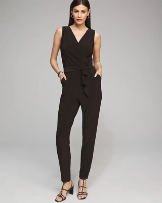Outlet WHBM Sleeveless Tapered Leg Jumpsuit
