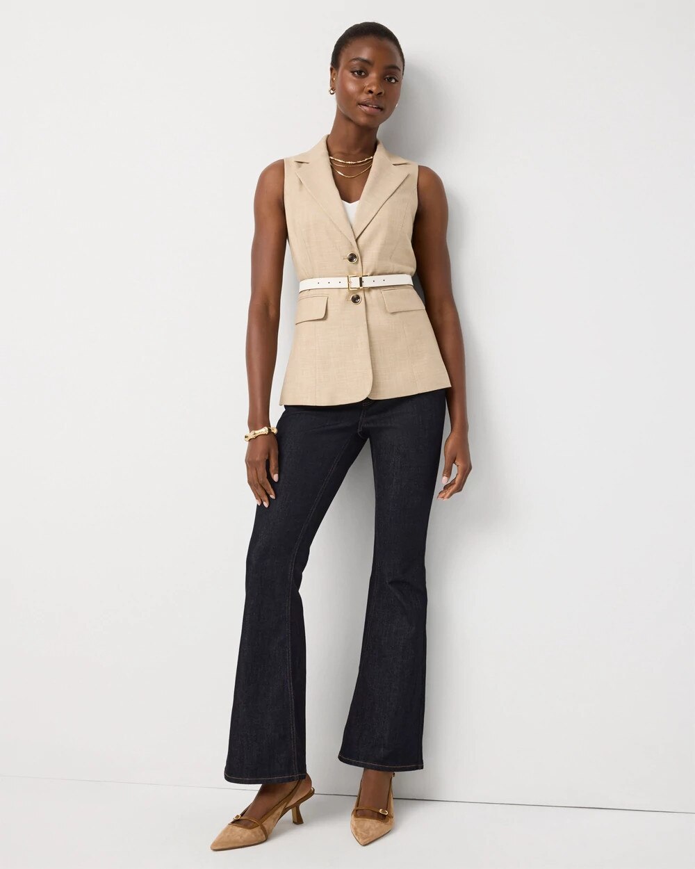 Crosshatch Tailored Vest - image 2