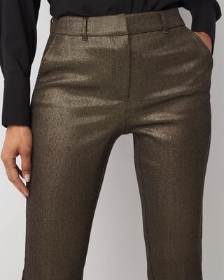 Shimmery Elle Slim Ankle Pant click to view larger image.