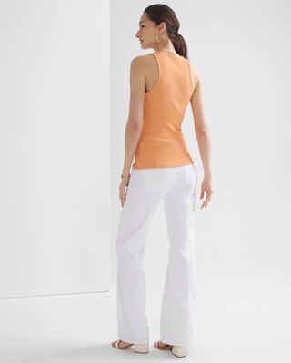 WHBM FORME™ Ribbed Stretch Tank click to view larger image.