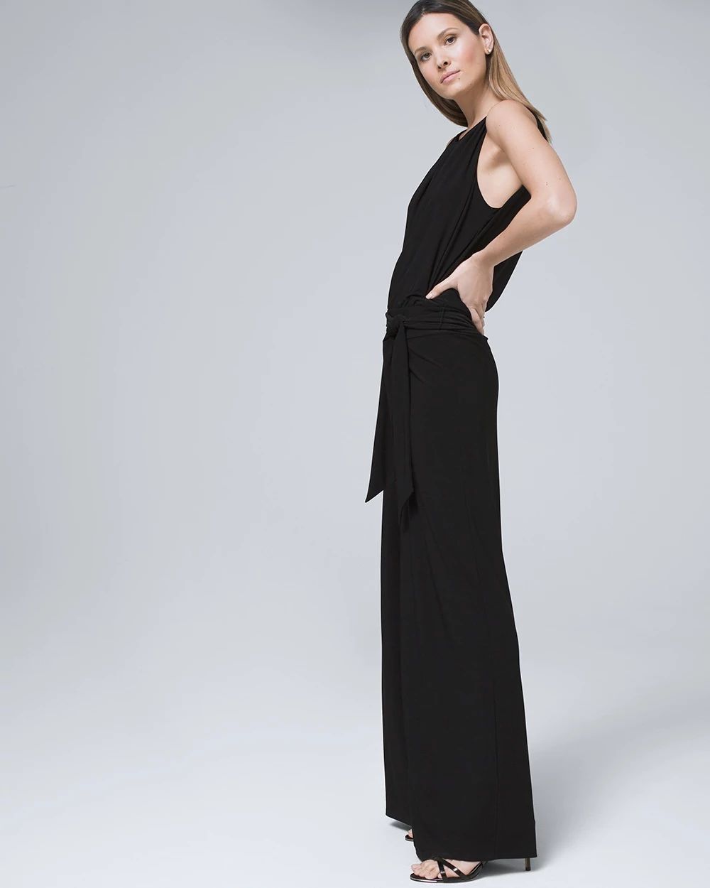 White house black market black jumpsuit on sale
