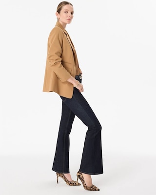 Ruched Sleeve Blazer click to view larger image.