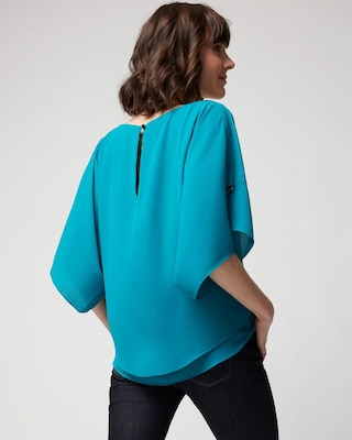 Utility Sleeve Kimono Blouse
