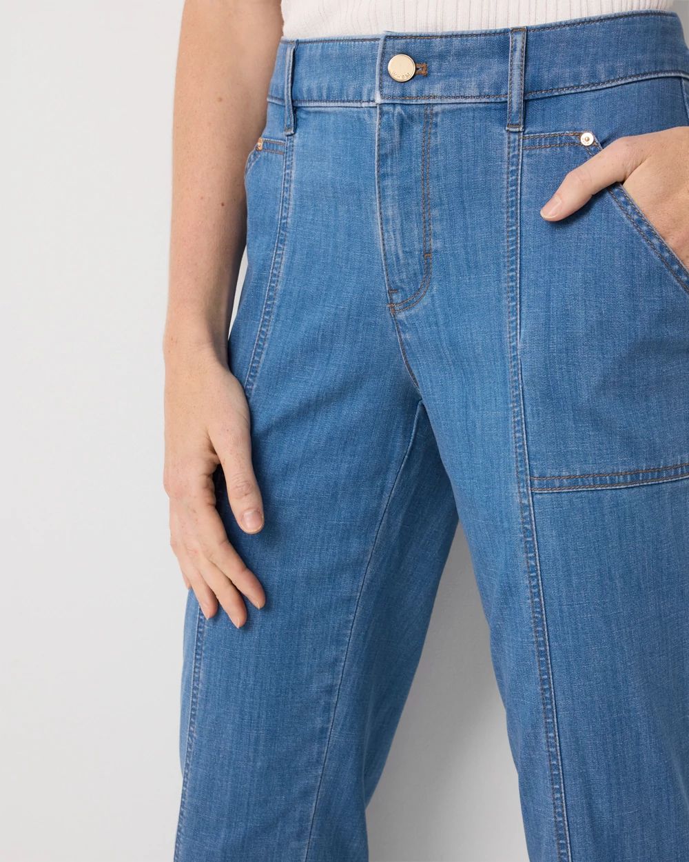 Pret Mid-Rise Straight Cropped Utility Pant click to view larger image.