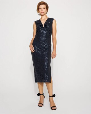 Sequin Midi Dress