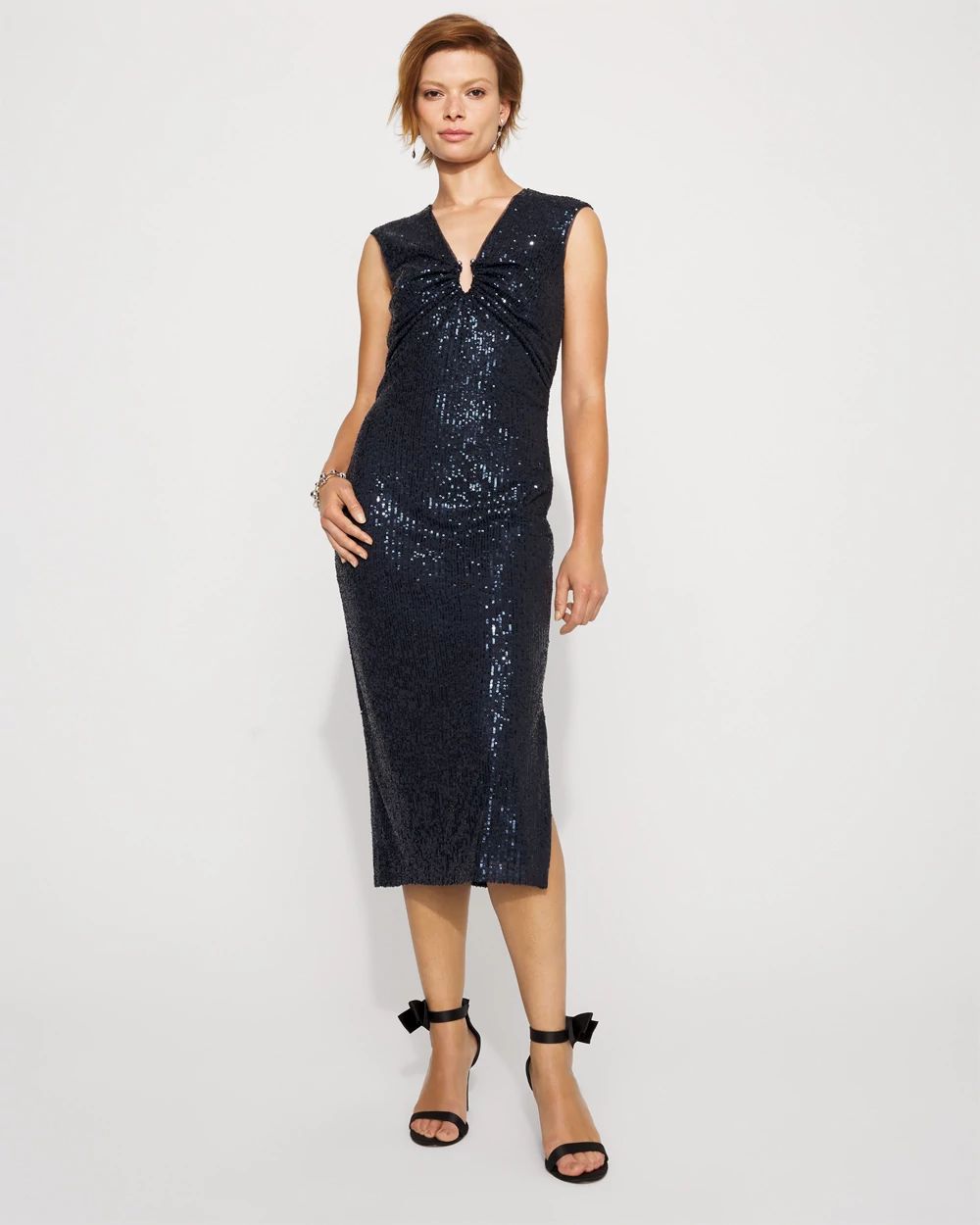 Sequin Midi Dress