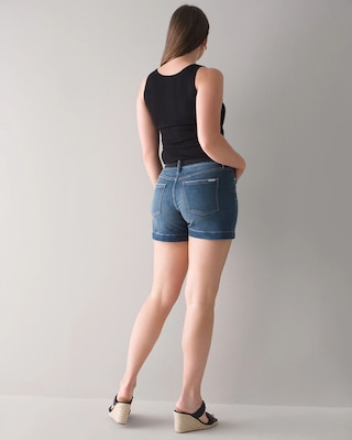 High-Rise Everyday Soft Denim 5-Inch Jean Shorts click to view larger image.