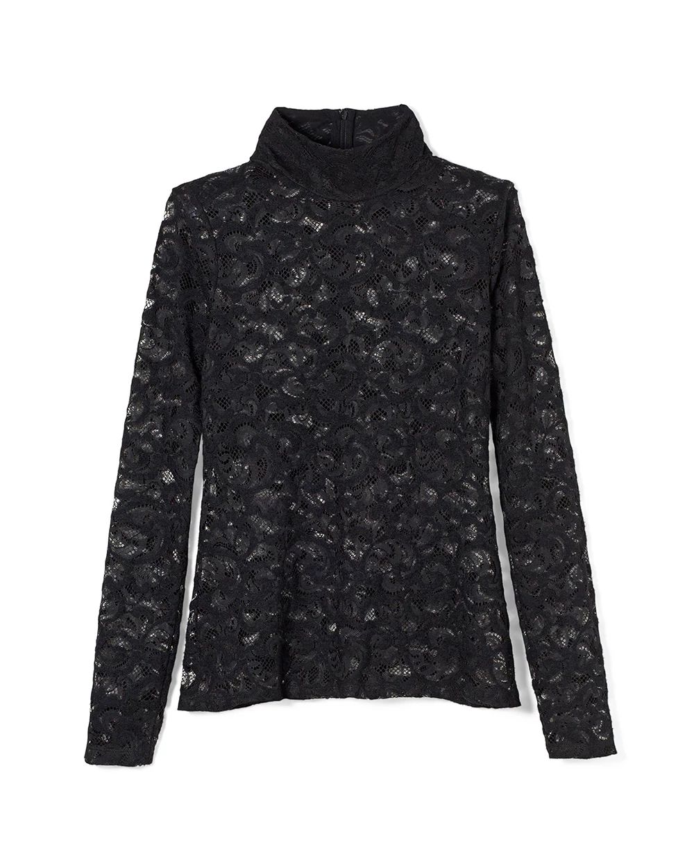 Lace Turtleneck