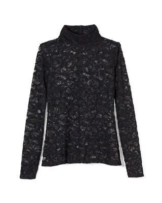 Lace Turtleneck