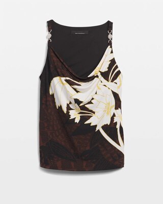 Matte Jersey Drape Neck Cami