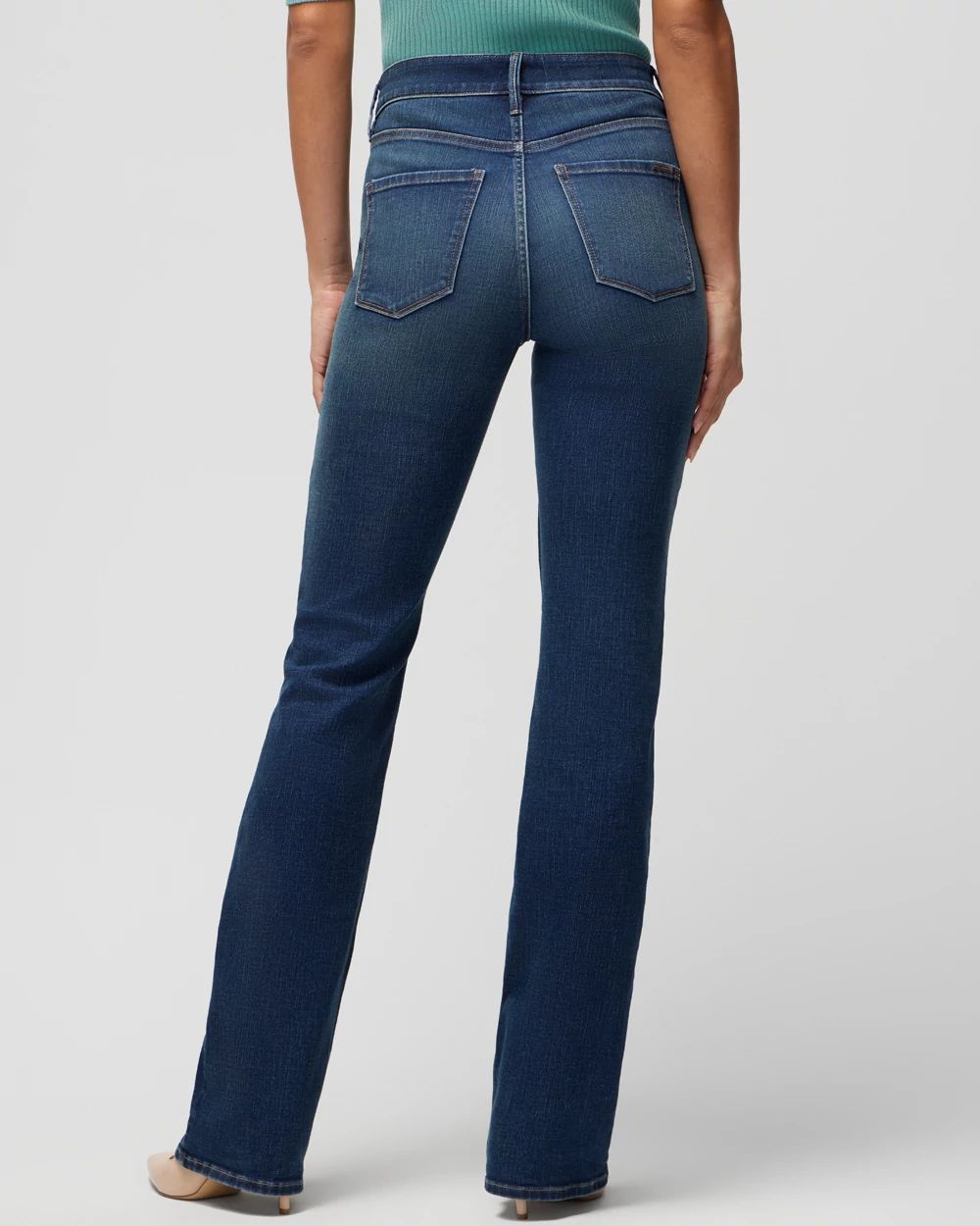 High-Rise Everyday Soft Denim™ Cargo Skinny Flare Jeans