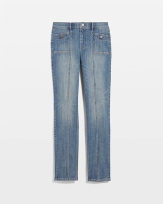 High-Rise Everyday Soft Novelty Pocket Slim Jeans click to view larger image.