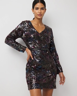 Sequin Sheath Dress click to view larger image.