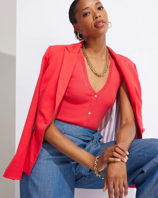 Outlet WHBM Button-Front Tank