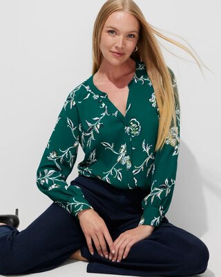 Outlet WHBM Soft Button-Down Shirt