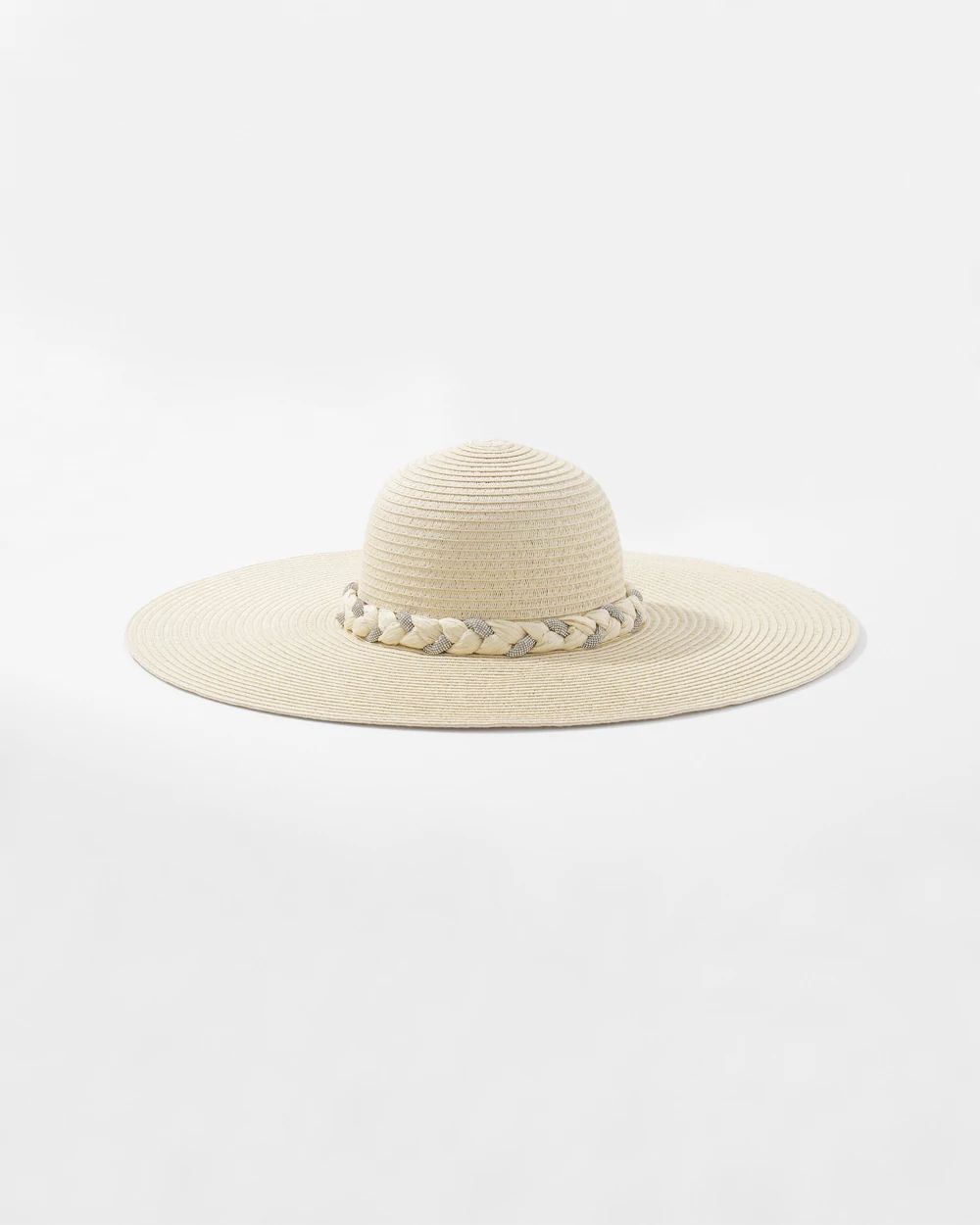 Braided Raffia Floppy Hat
