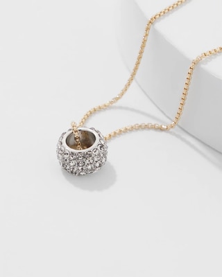 Pavé Pendant Necklace