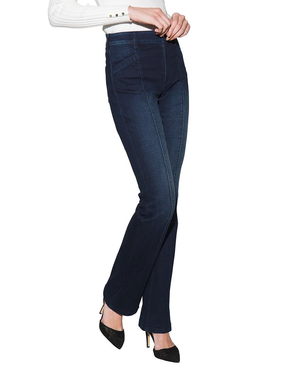 Outlet WHBM High-Rise Bootcut Jeans