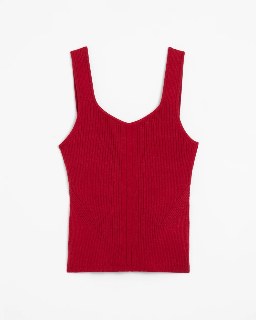 Cashmere Blend Rib Tank