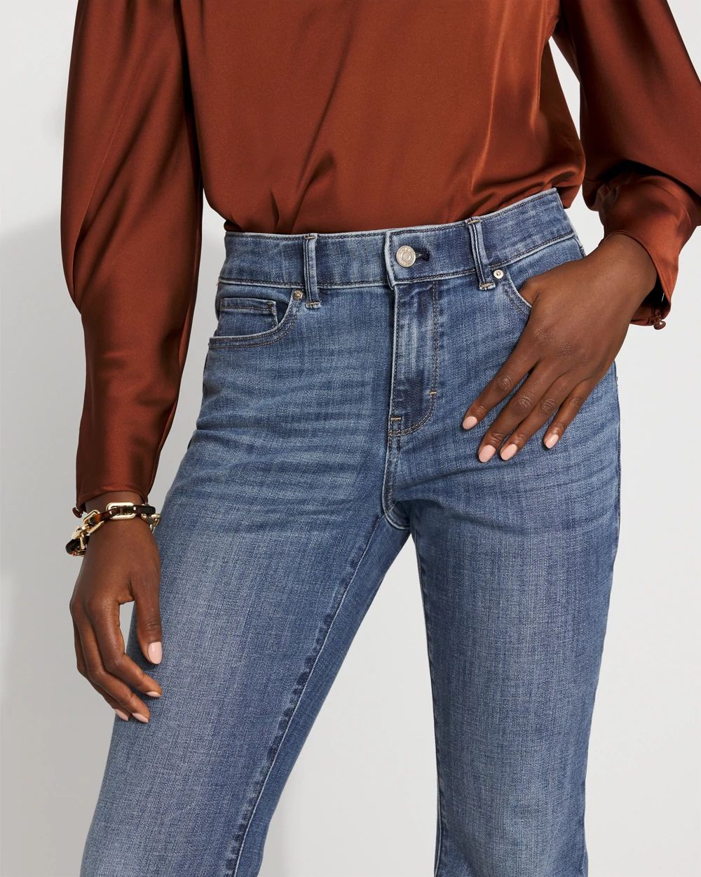 High-Rise Bootcut Jean