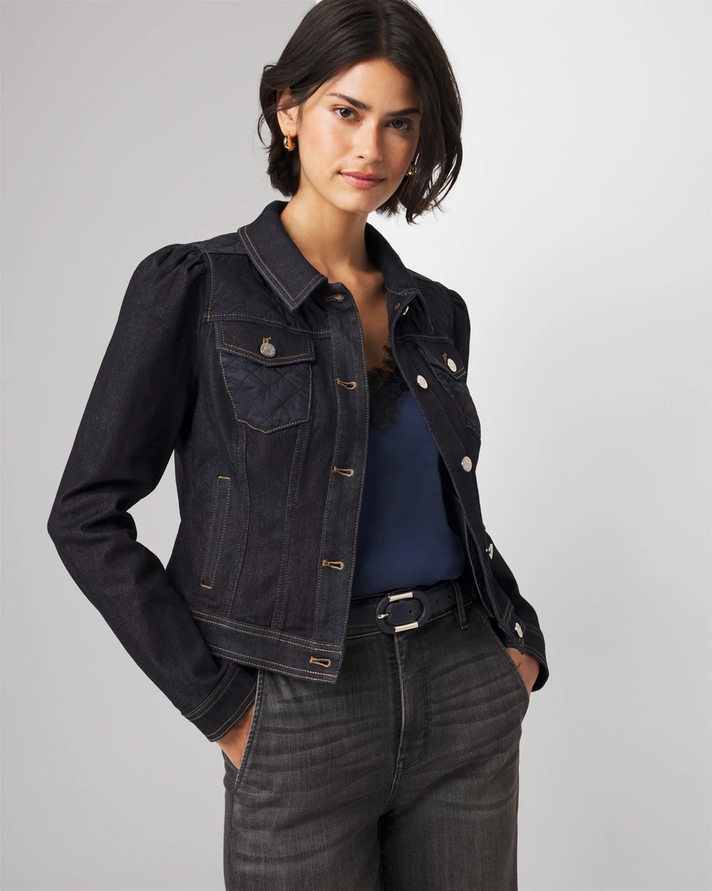 Quilted Jean Jacket