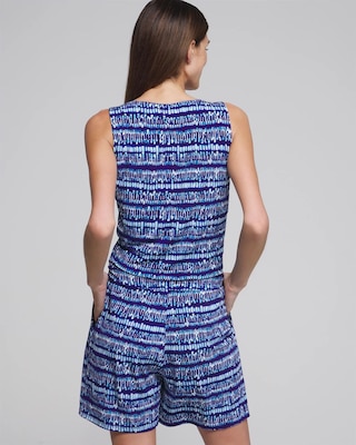 Outlet WHBM Sleeveless Surplice Romper click to view larger image.