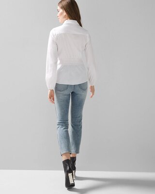 Grommet Poplin Shirt