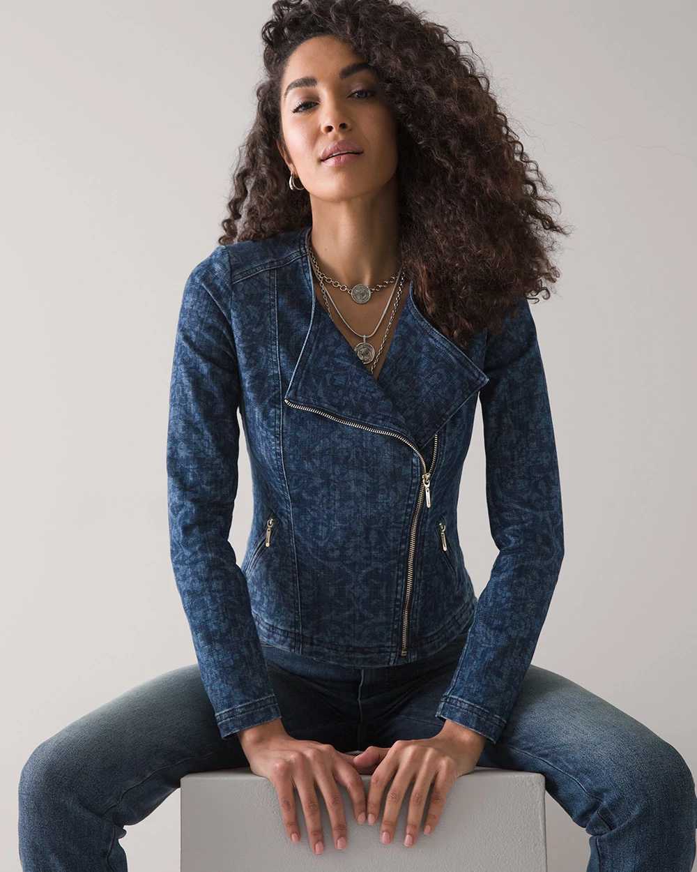 White house black market moto deals jacket