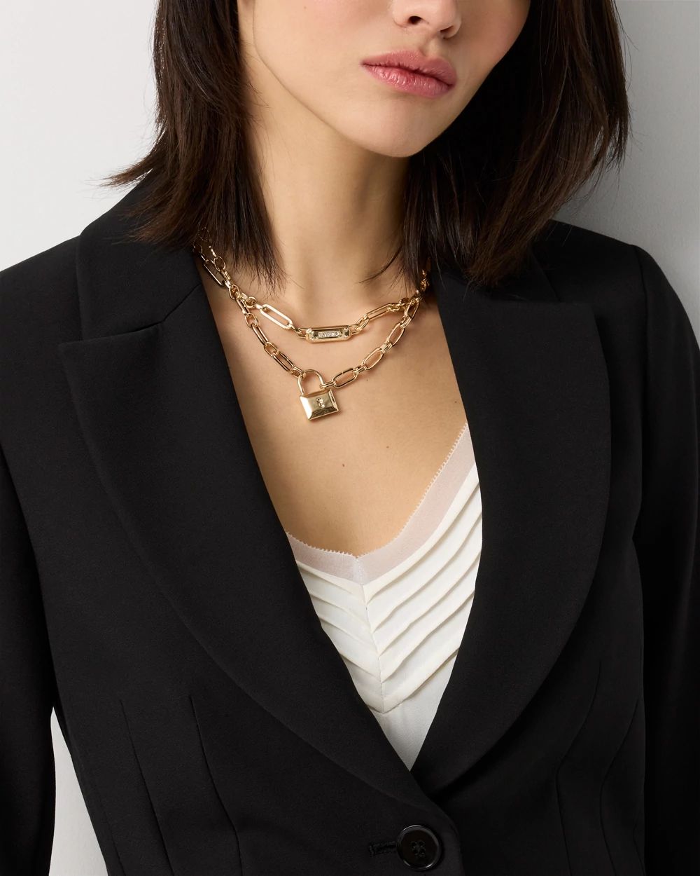 WHBM® Two-Button Studio Blazer