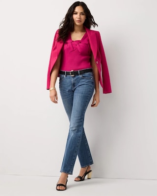 Twist Front Rib Knit Tank click to view larger image.