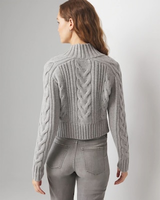 Cabled Cocoon Sweater click to view larger image.