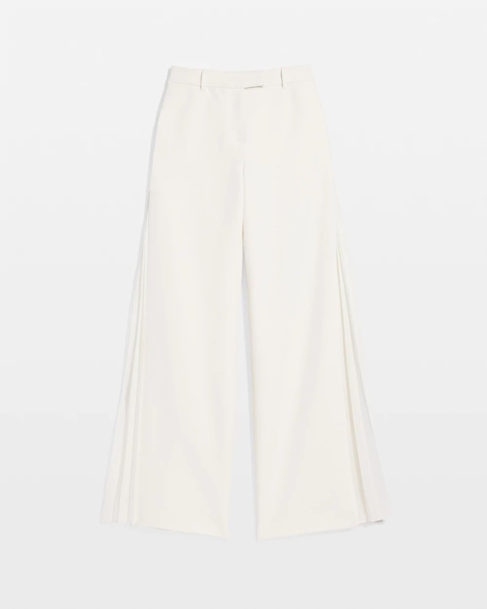 Chiffon Inset Ultra Wide Leg Pant click to view larger image.