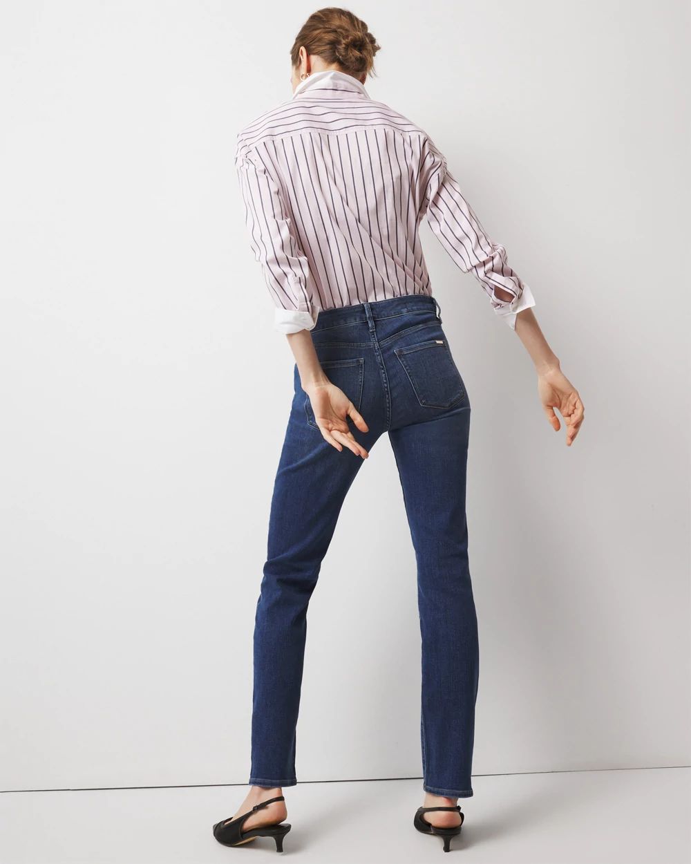 Mid-Rise Slim Jeans