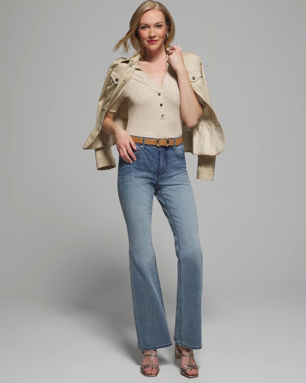 Outlet WHBM Button Pullover Sweater