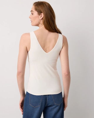 WHBM FORME™ All Ways Stretch Dual Neck Tank click to view larger image.